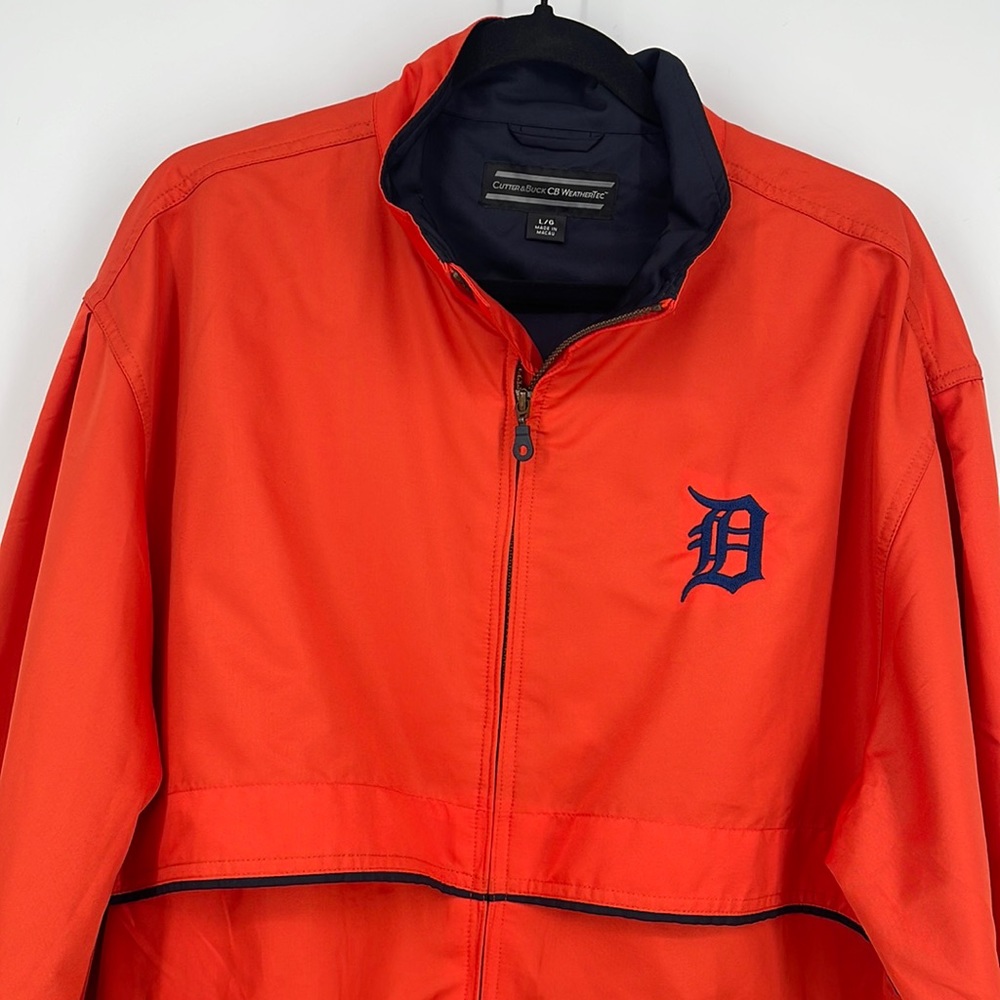Cutter & Buck‎ WeatherTec Detroit Tigers Y2K Jacket Men's size L Excellent